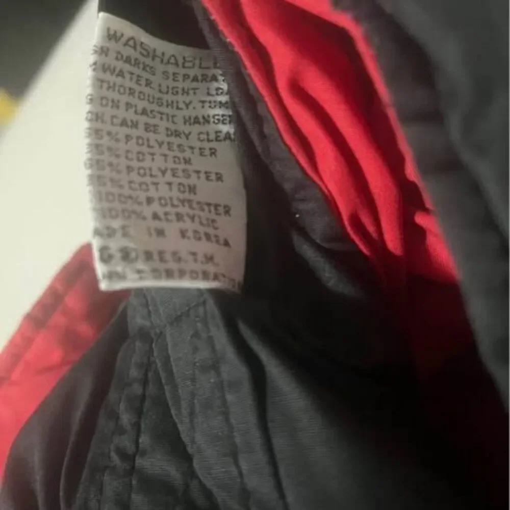 Boys size 8 London Fog Vest high altitude double sided red or black FLAW-No fron